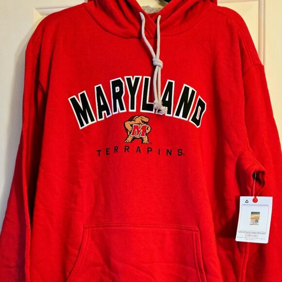 Champion Other - Champion Men's Maryland Terrapins Red Stadium Promo Pullover Hoodie